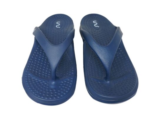 Doubleu California Women Slipper Comfortable & Light Weight Recovery Footwear (BLUE)